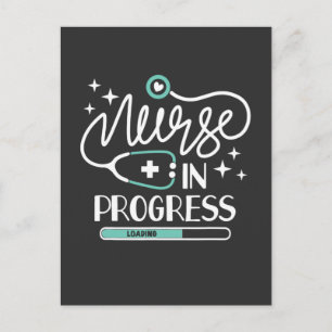Verpleegkundigen   Lopende verpleegkundige Briefkaart