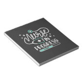 Verpleegkundigen | Lopende verpleegkundige Notitieblok (Schuin)