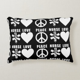 Verpleegkundigen Love Peace Decoratief Kussen