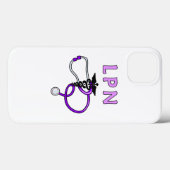 Verpleegkundigen LPN Stethoscoop Case-Mate iPhone Case (Achterkant (horizontaal))