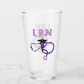 Verpleegkundigen LPN Stethoscoop Glas (Achterkant)
