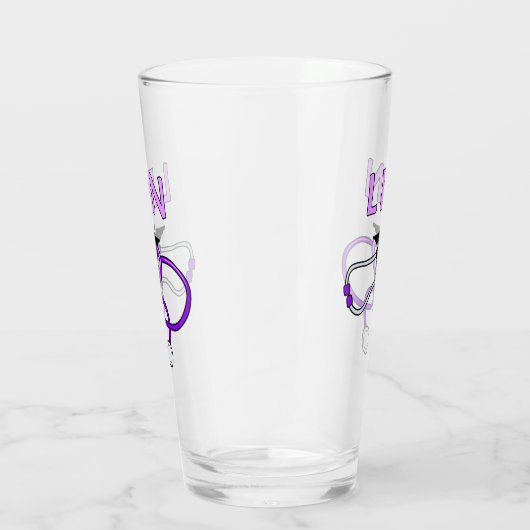 Verpleegkundigen LPN Stethoscoop Glas (Rechts)