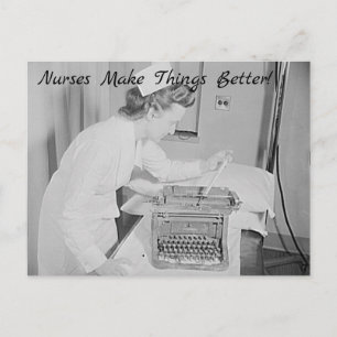 Verpleegkundigen maken dingen beter  Foto Briefkaa Briefkaart