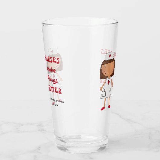 Verpleegkundigen maken dingen beter glas (Rechts)