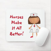 Verpleegkundigen maken het allemaal beter muismat (Met muis)