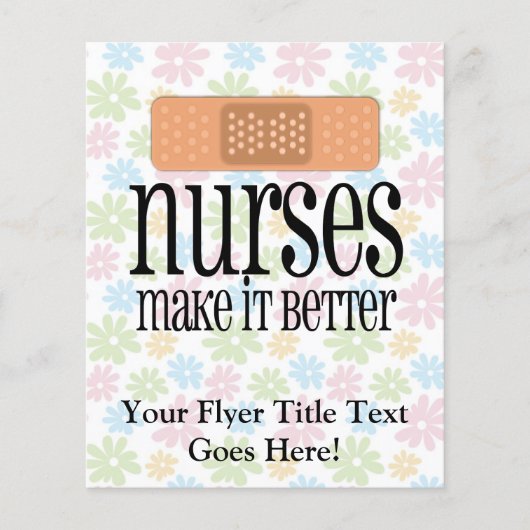Verpleegkundigen maken het beter, Bandage Flyer (Voorkant)