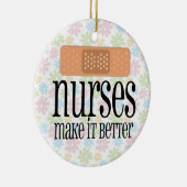 Verpleegkundigen maken het beter, Bandage Keramisch Ornament (Rechts)