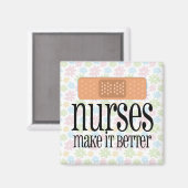 Verpleegkundigen maken het beter, Bandage Magneet (Voorkant / Achterkant)