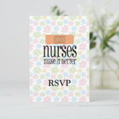 Verpleegkundigen maken het beter, Bandage RSVP Kaartje (Staand voorkant)