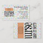 Verpleegkundigen maken het beter, Bandage Visitekaartje (Voorkant / Achterkant)