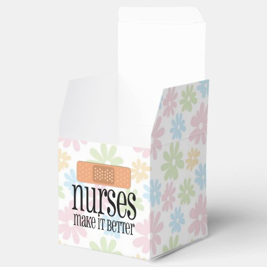 Verpleegkundigen maken het beter, verkreuken de zu bedankdoosjes (Geopend)