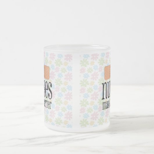 Verpleegkundigen maken het beter, verkreuken de zu matglas koffiemok (Center)