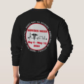 Verpleegkundigen maken het verschil t-shirt (Achterkant)