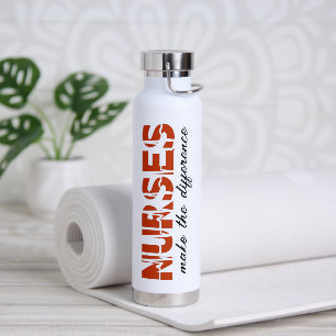 Verpleegkundigen maken het verschil waterfles