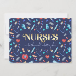 Verpleegkundigen maken van de wereld een betere pl kaart