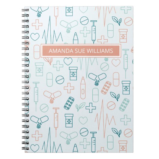 Verpleegkundigen / Medische Studenten - Jouw naam  Notitieboek (Voorkant)