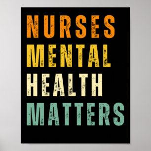 Verpleegkundigen Mental Health S Sticker Poster