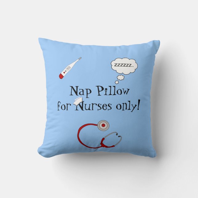 Verpleegkundigen Nap Pillow-Stethoscope/Thermomete Kussen (Voorkant)
