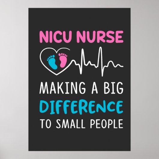 Verpleegkundigen | Nicu Nurse Poster (Voorkant)