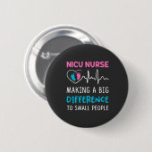 Verpleegkundigen | Nicu Nurse Ronde Button 5,7 Cm (Voorkant /achterkant)