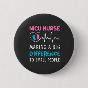 Verpleegkundigen   Nicu Nurse Ronde Button 5,7 Cm