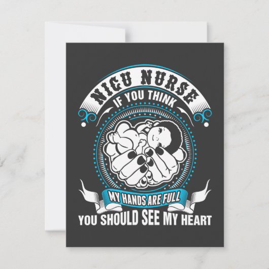Verpleegkundigen | Nicu Zurse Mijn hand is vol Bedankkaart (Voorkant)