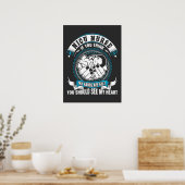 Verpleegkundigen | Nicu Zurse Mijn hand is vol Poster (Keuken)