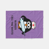 Verpleegkundigen noemen de foto's grappige pinguïn fleece deken (Voorkant (Horizontaal))