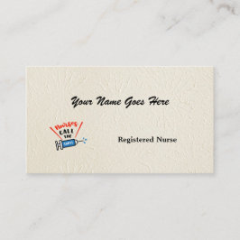 Verpleegkundigen noemen de Shots speciaal geperson Visitekaartje