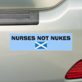 Verpleegkundigen Not Nukes Scottish Independence S Bumpersticker (Op auto)