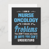 Verpleegkundigen | Nurse Oncology Bedankkaart (Voorkant / Achterkant)