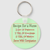 Verpleegkundigen "Ontvangen voor verpleegkundige" Sleutelhanger (Voorkant)