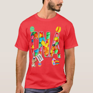 Verpleegkundigen Pasen Jellybean CNA T-shirt