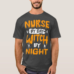 Verpleegkundigen per dag tegen nacht t-shirt