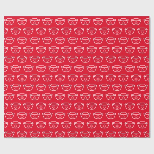 Verpleegkundigen Pet contouren Gift Wrap Cadeaupapier (Vlak)