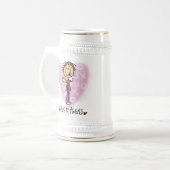 Verpleegkundigen R Angels T-shirts en cadeautjes Bierpul (Voorkant links)