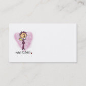 Verpleegkundigen R Angels T-shirts en cadeautjes Visitekaartje (Achterkant)