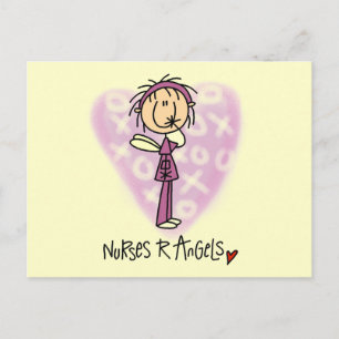 Verpleegkundigen R Angels Tshirts en Gifts Briefkaart