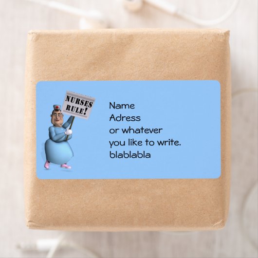 Verpleegkundigen-regel! Etiket (Insitu)