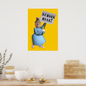 Verpleegkundigen-regel! Poster (Keuken)