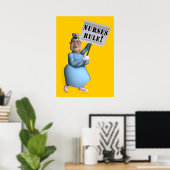 Verpleegkundigen-regel! Poster (Thuiskantoor)
