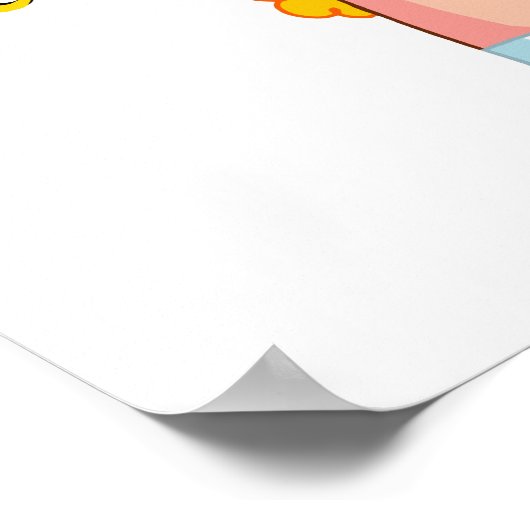 verpleegkundigen regelen schattige verpleegkundige poster (Hoek)