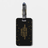 Verpleegkundigen RN Nursing Medical Caduceus Symbo Bagagelabel (Achterkant verticaal)