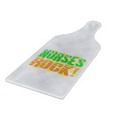 Verpleegkundigen Rock, Oranje/Green Fun Nurse Snijplank (Hoek)