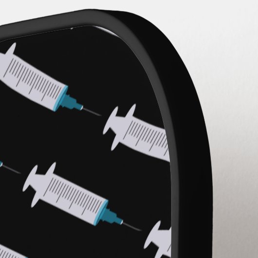 Verpleegkundigen roepen de Handtekening van de Sch Pickleball Paddle (Links Detail)