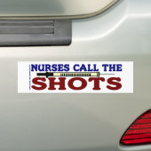 Verpleegkundigen roepen de schokken bumpersticker (Op auto)