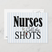 Verpleegkundigen roepen de Shots Briefkaart (Voorkant / Achterkant)