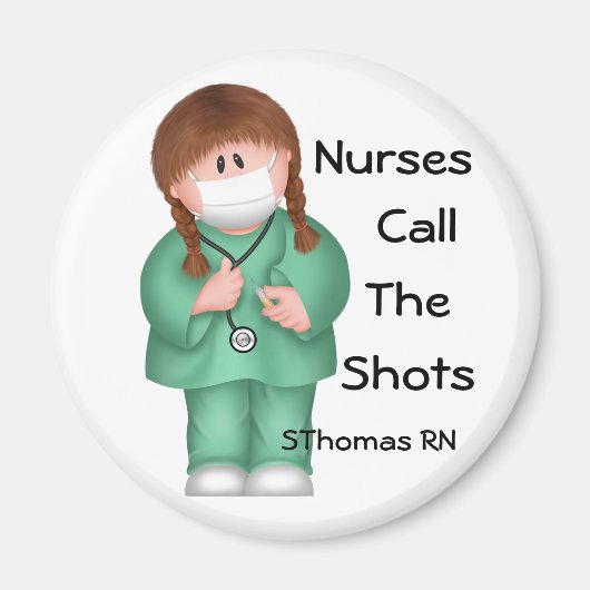 Verpleegkundigen roepen de Shots Magnet (Voorkant)