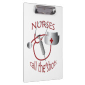 Verpleegkundigen roepen het klembord van de schoen (Rechts)