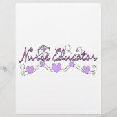 Verpleegkundigen Roze ontwerp Flyer (Voorkant)